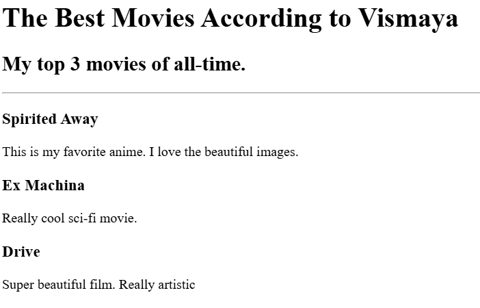 movie ranking project preview